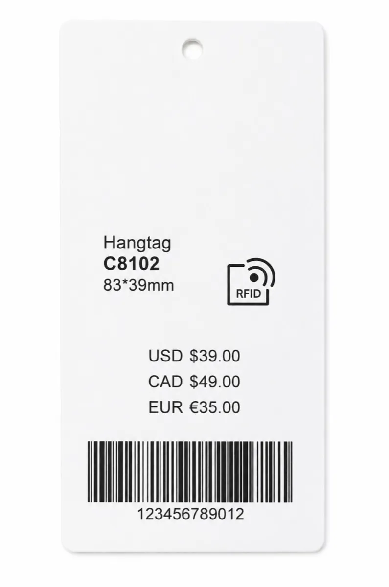 Apparel UHF RFID hangtag